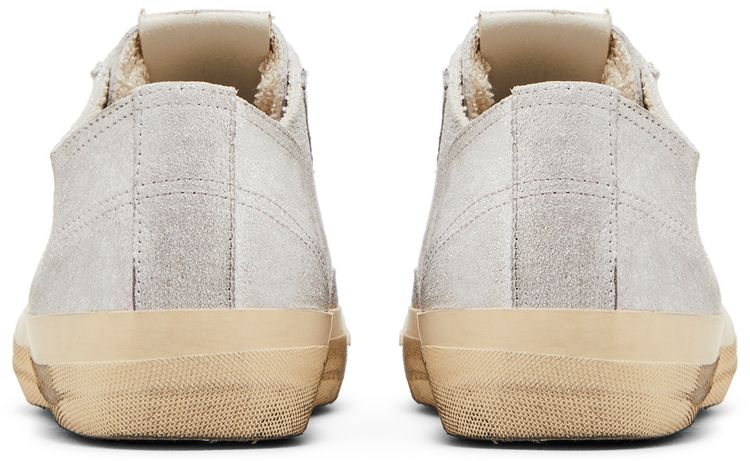 Golden Goose Wmns V Star LTD Silver Metallic Red