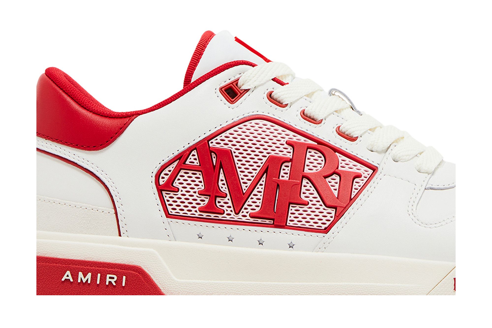 【amiri 】 Buy Amiri Classic Low 'White Red' - AMFOSR1043 147 | GOAT