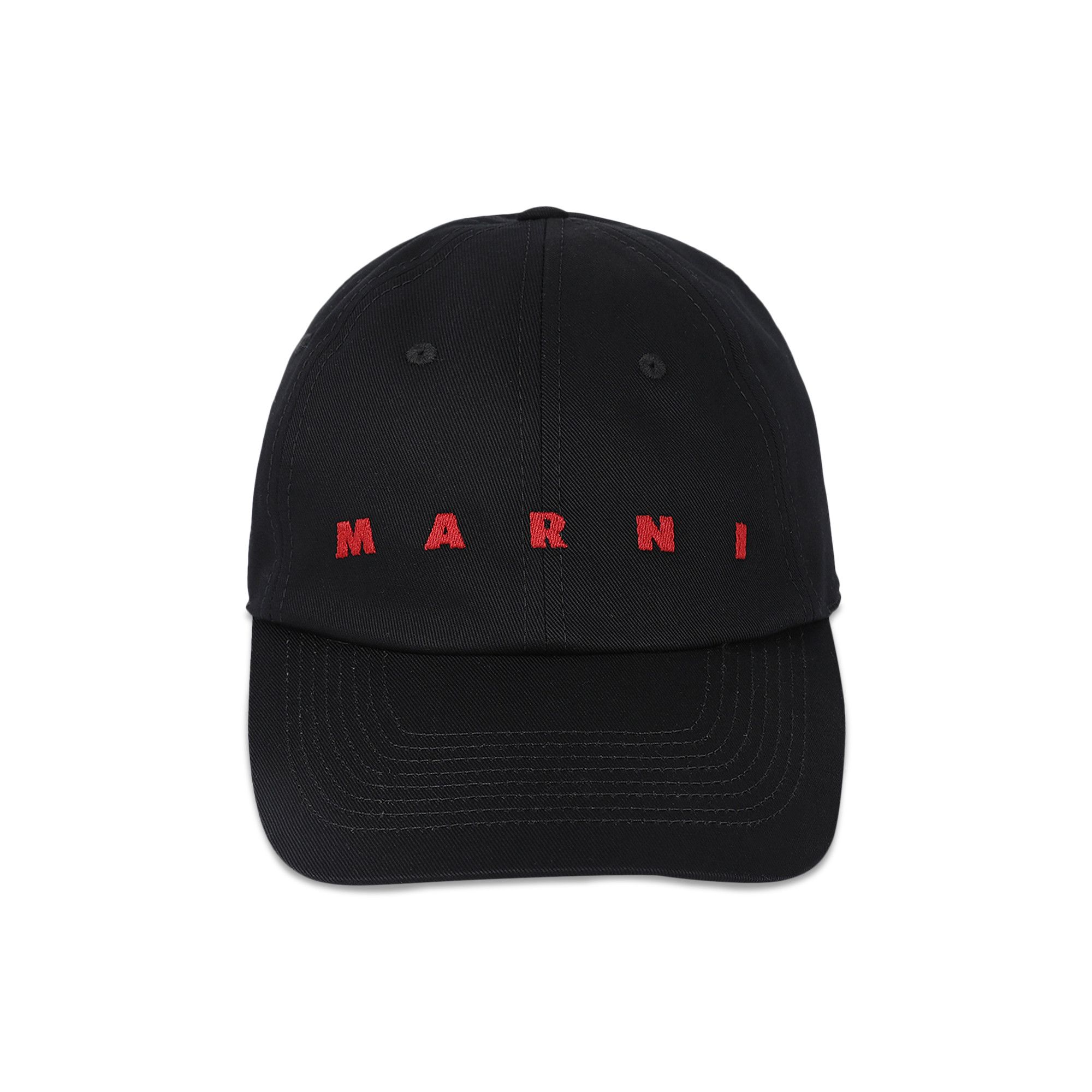 Buy Marni Logo Baseball Hat 'Black' - CLZC0108S0 UTC311