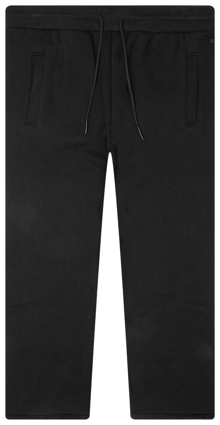 Pleasures Wave Quilted Easy Pants Black
