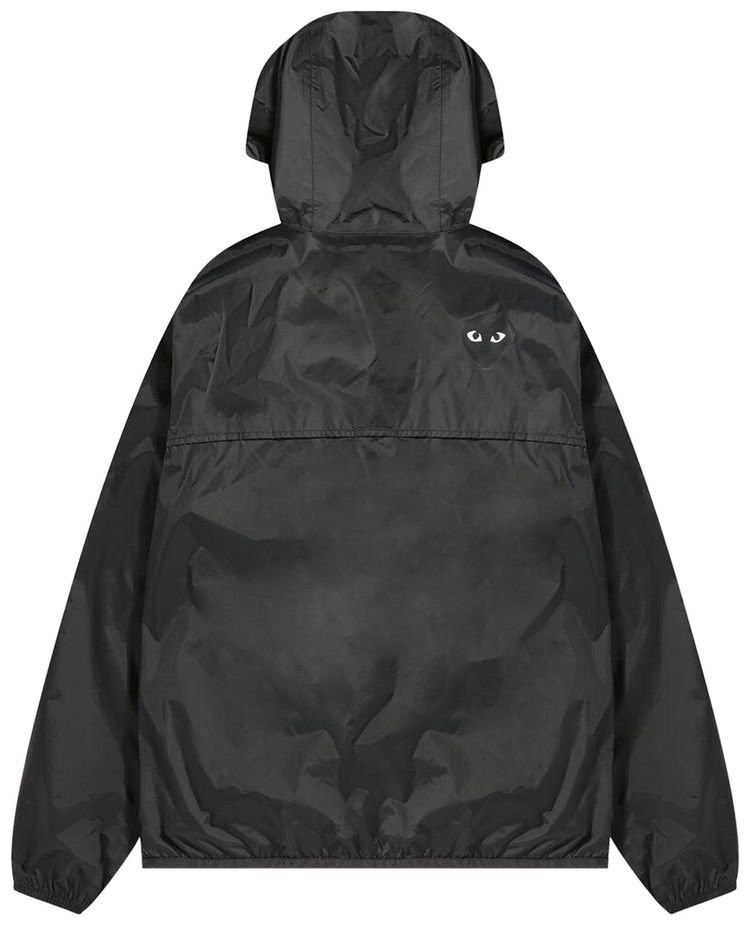 Comme des Garcons PLAY K Way Emblem Jacket Black