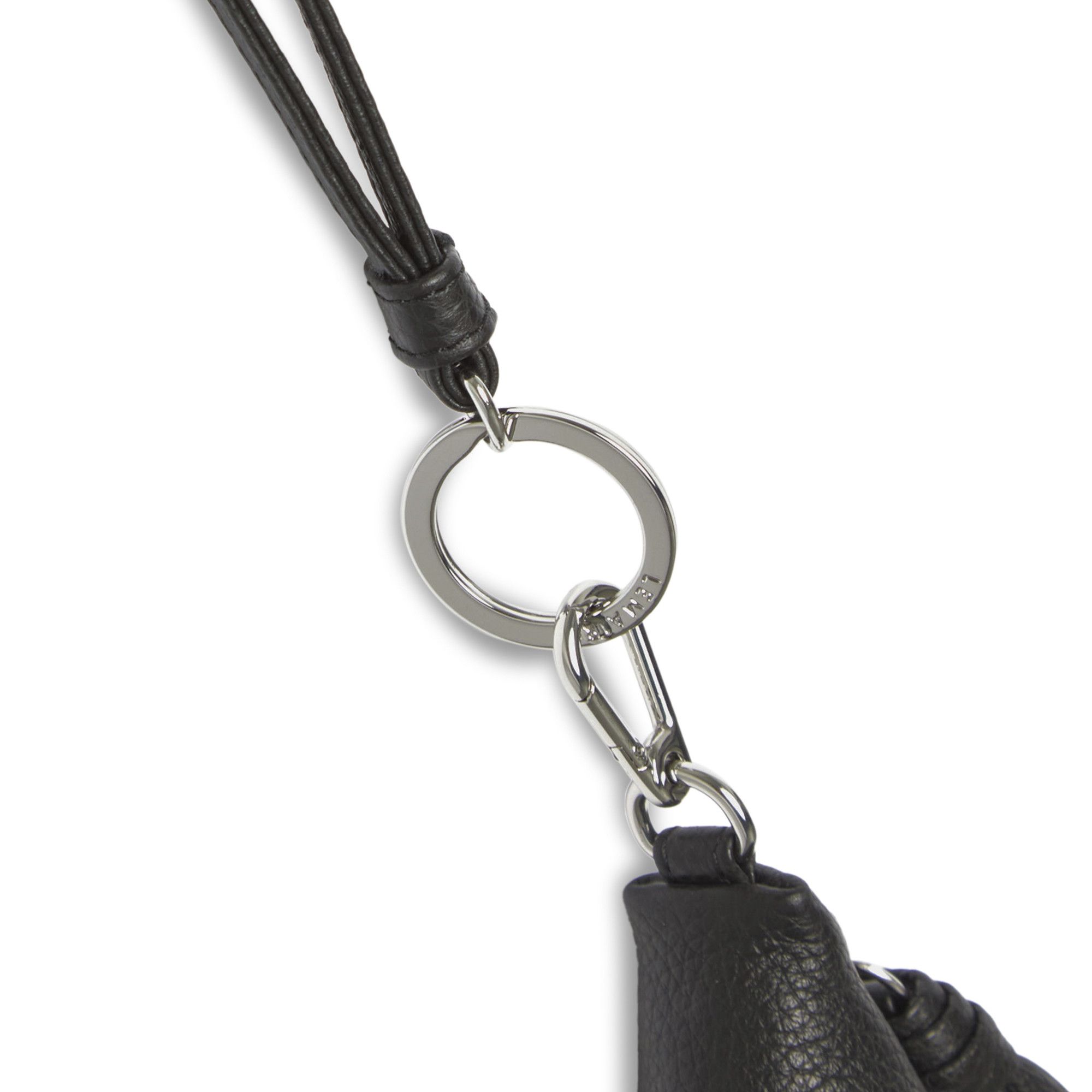 Buy Lemaire Crossbody Croissant Coin Purse 'Black' - SL0054 LL0018