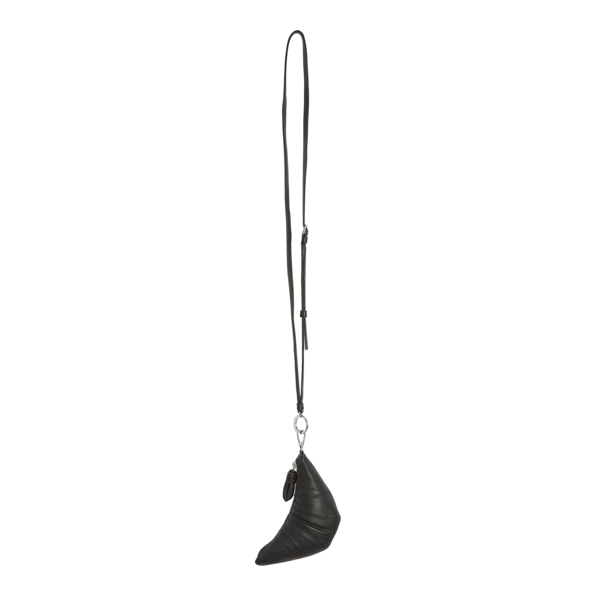 Buy Lemaire Crossbody Croissant Coin Purse 'Black' - SL0054 LL0018
