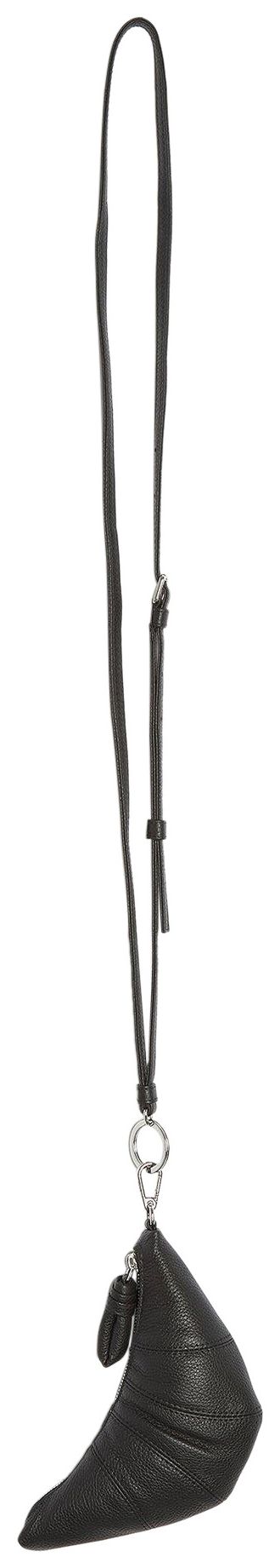 Lemaire Crossbody Croissant Coin Purse Black
