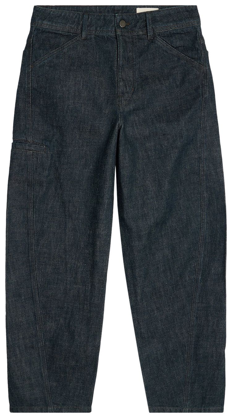 Lemaire Twisted Workwear Pants Denim Indigo
