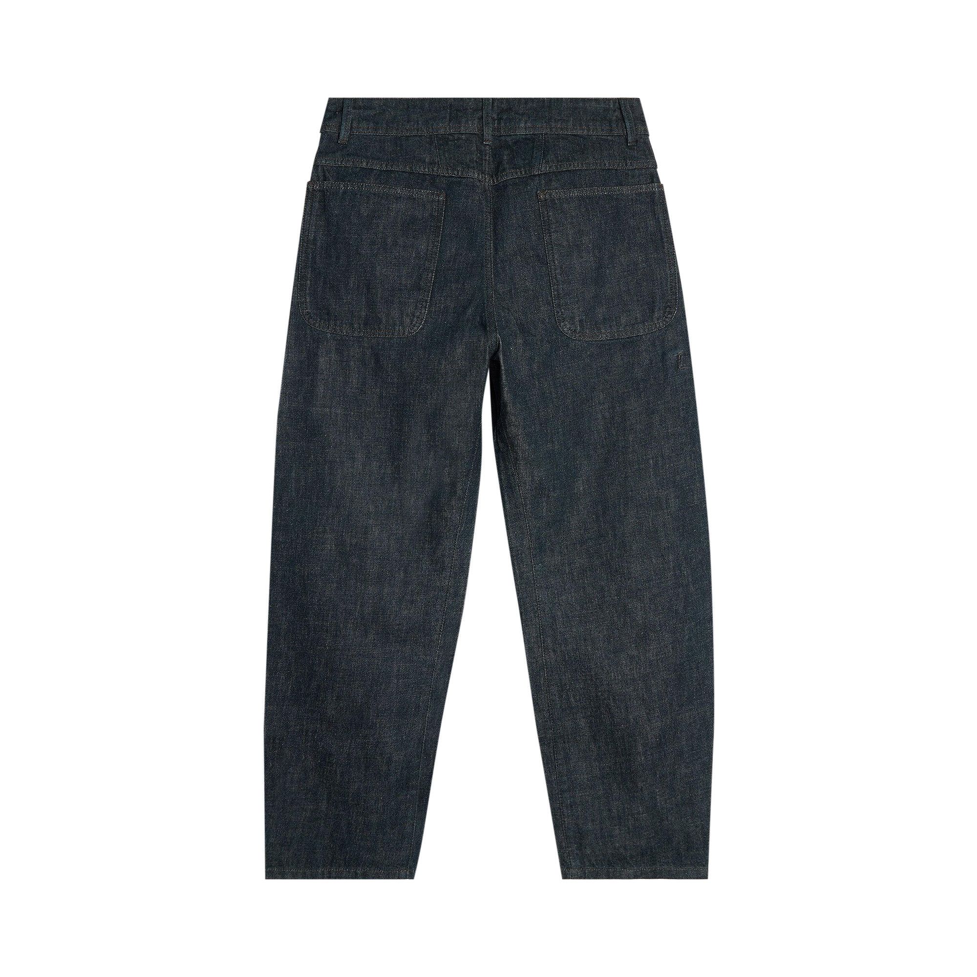 Buy Lemaire Twisted Workwear Pants 'Denim Indigo' - PA1102 LD068