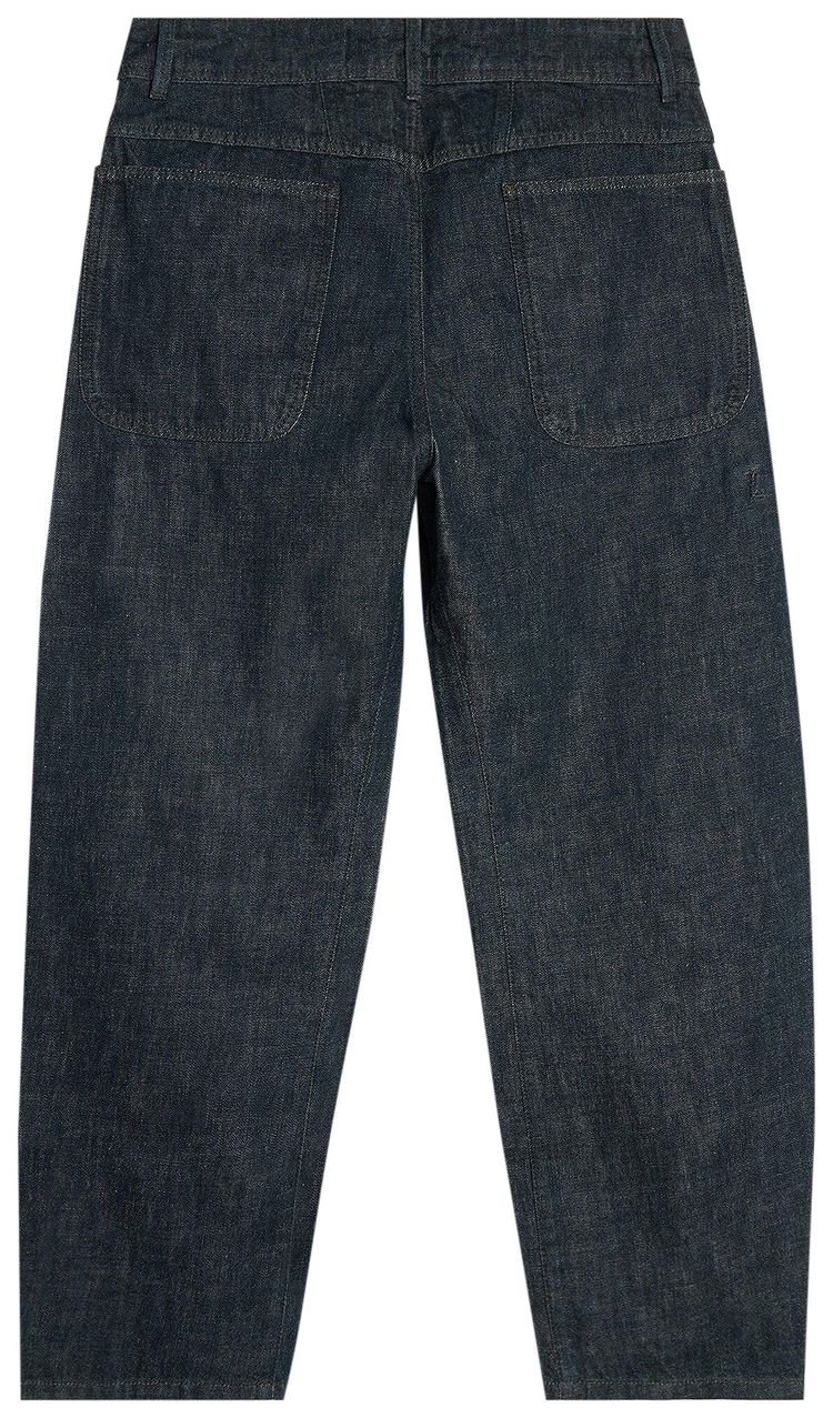 Lemaire Twisted Workwear Pants Denim Indigo