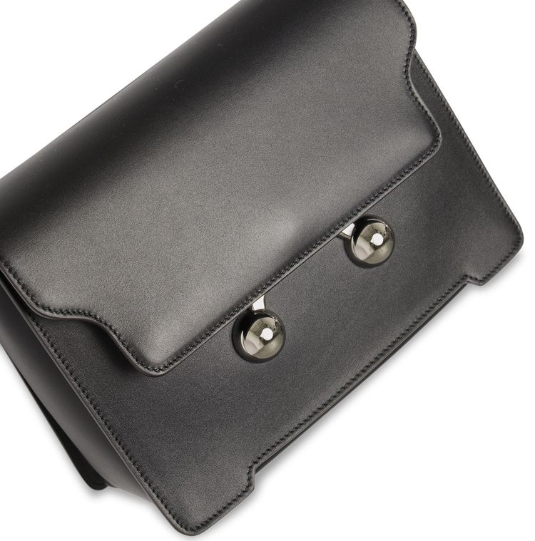 Marni Trunkaroo Medium Shoulder Bag Black