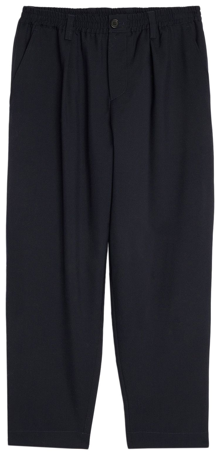 Marni Cropped Drawstring Pant Blublack