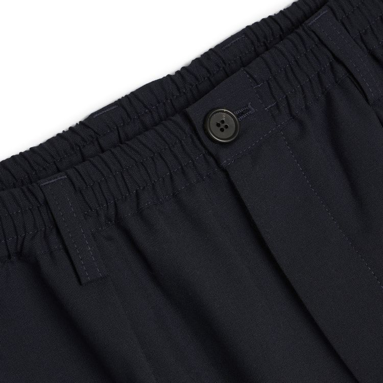 Marni Cropped Drawstring Pant Blublack