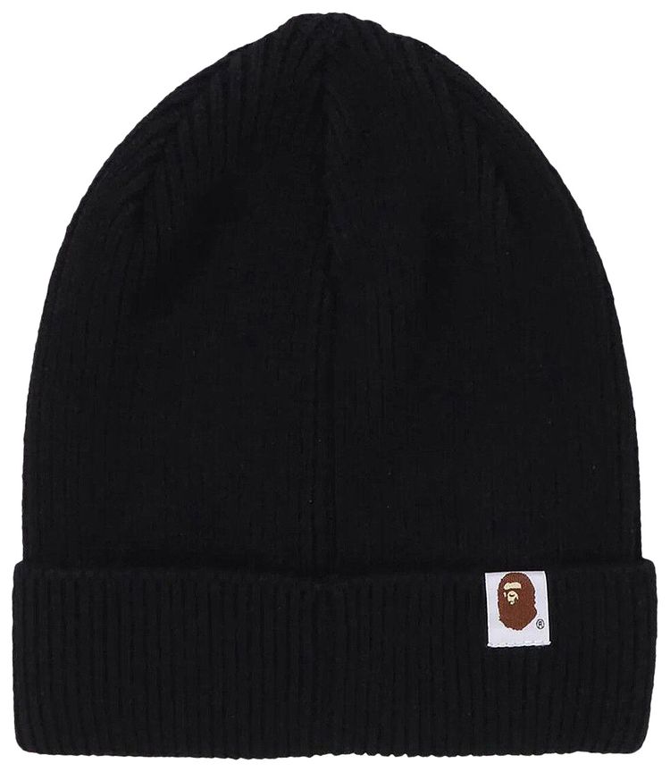 BAPE One Point Knit Cap Black