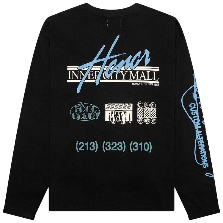 Honor The Gift Mall Long Sleeve T Shirt Black