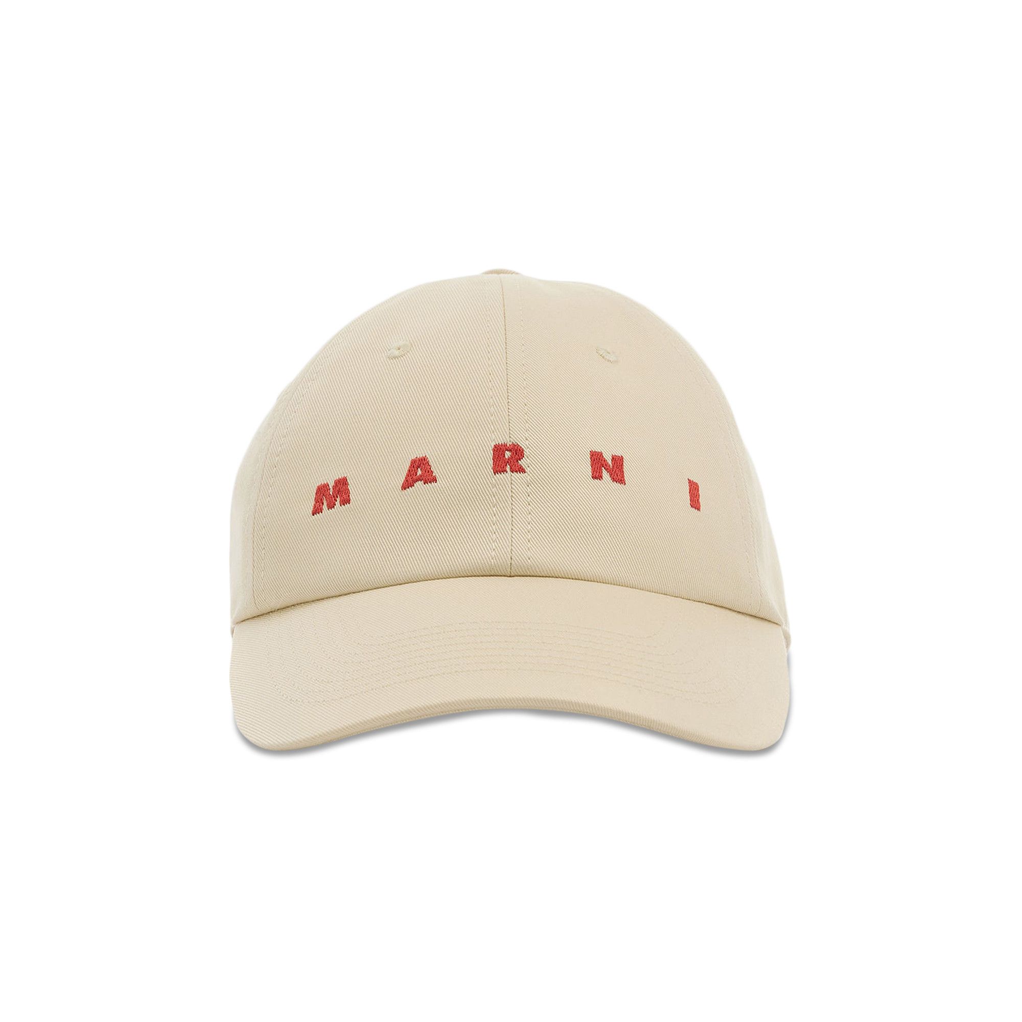 Buy Marni Logo Baseball Hat 'Ivory' - CLZC0108S0 UTC311 00W06 | GOAT