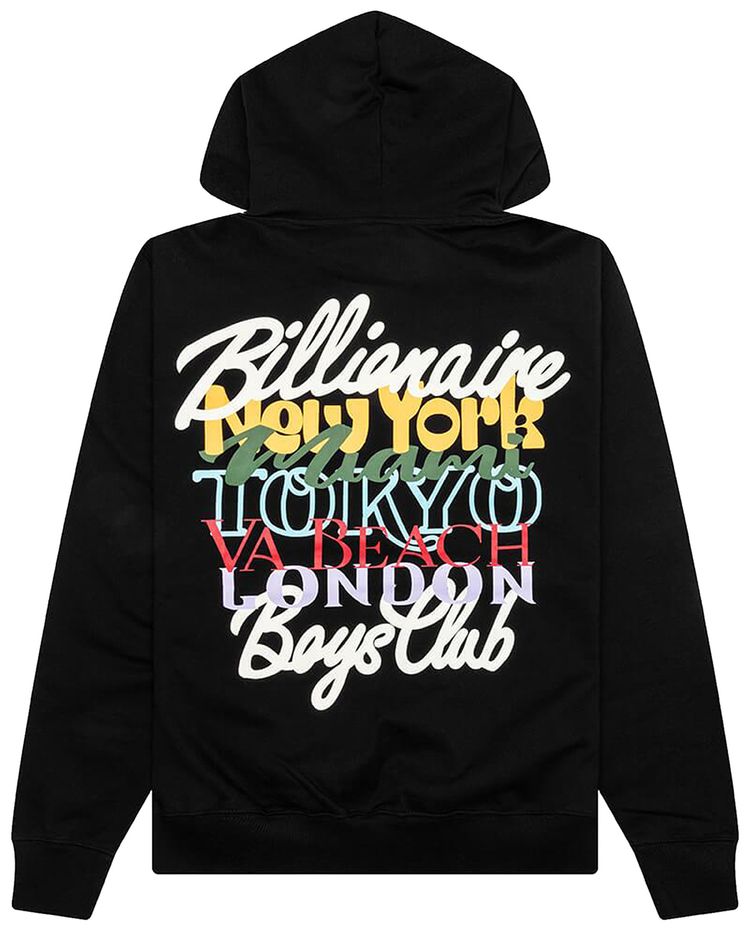 Billionaire Boys Club Woirld Tour Hoodie Black