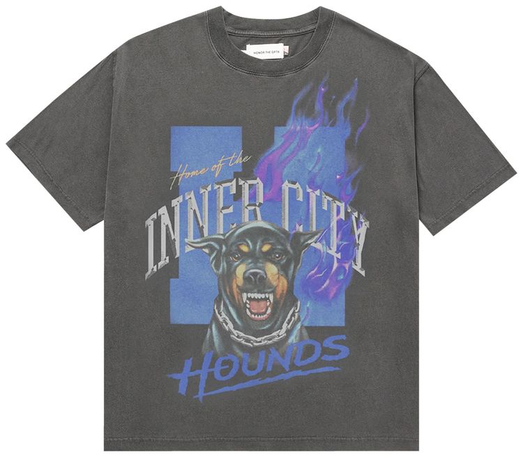 Honor The Gift Inner City Hounds T Shirt Black