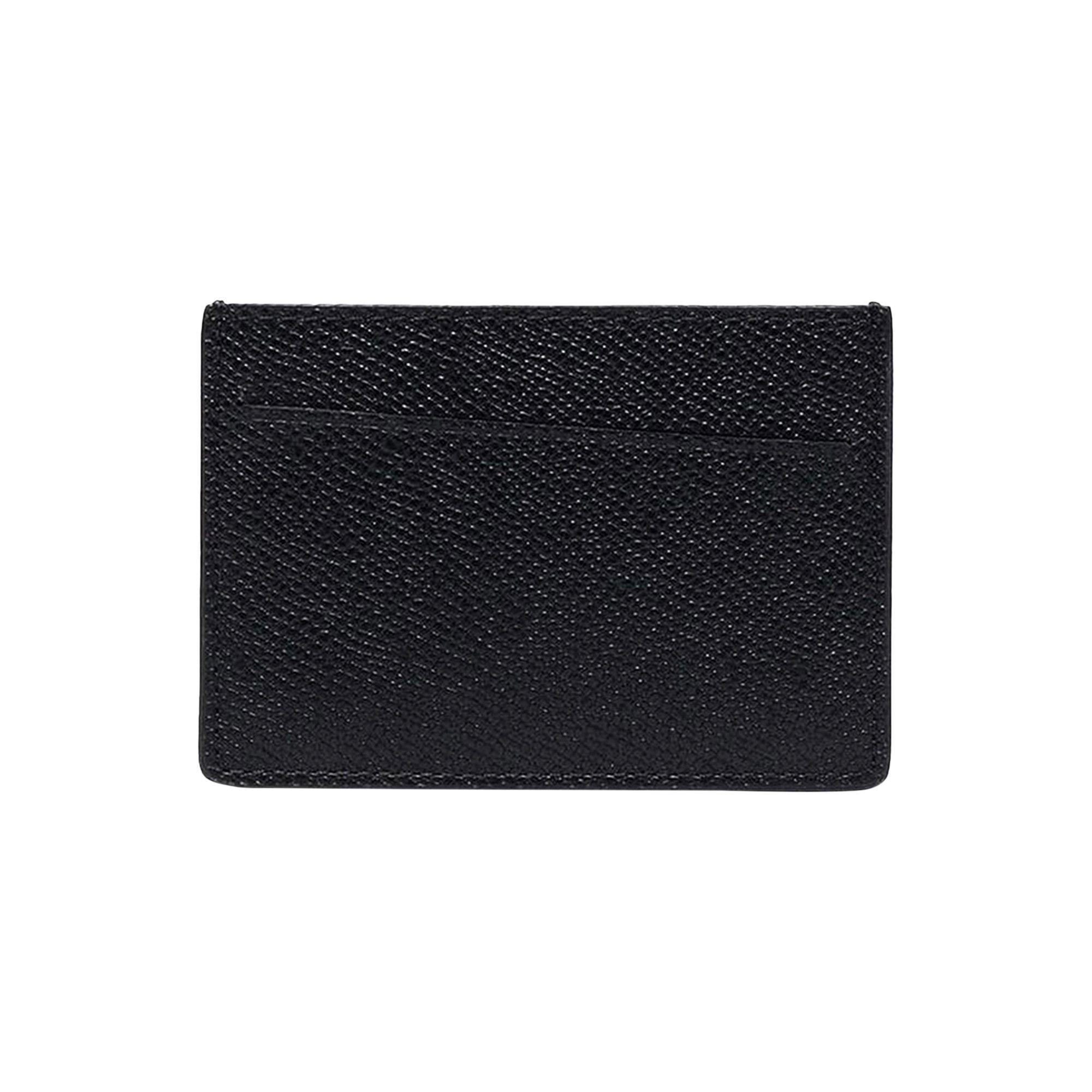 Buy Maison Margiela Leather Card Holder 'Black' - SA1VX0007
