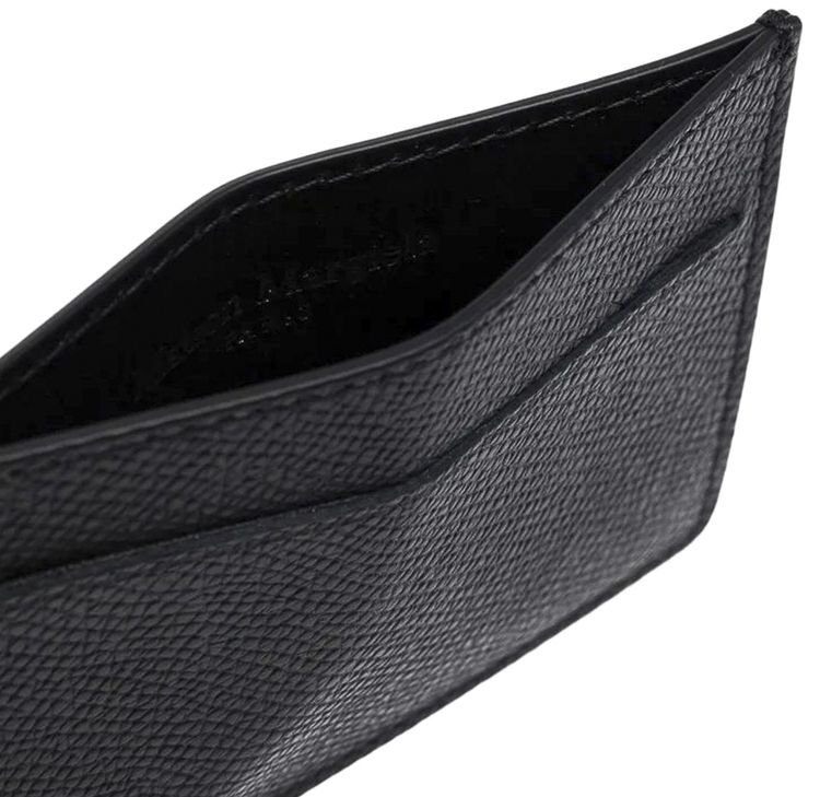 Maison Margiela Leather Card Holder Black