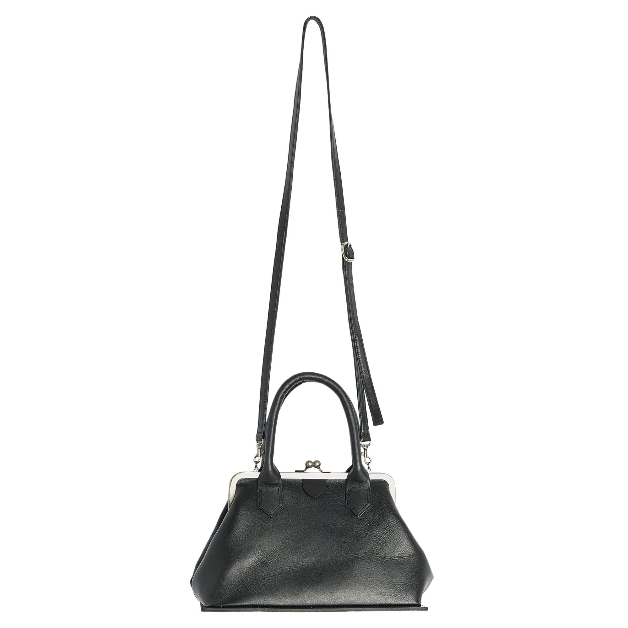 Buy Y's Metal Clasp Handbag 'Black' - YT I01 711 1 | GOAT DE