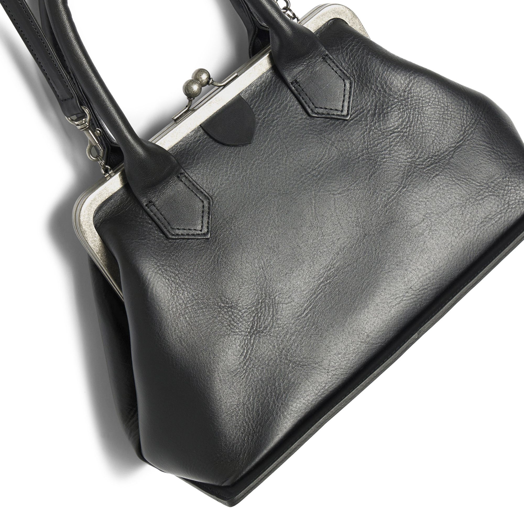 Buy Y's Metal Clasp Handbag 'Black' - YT I01 711 1 | GOAT