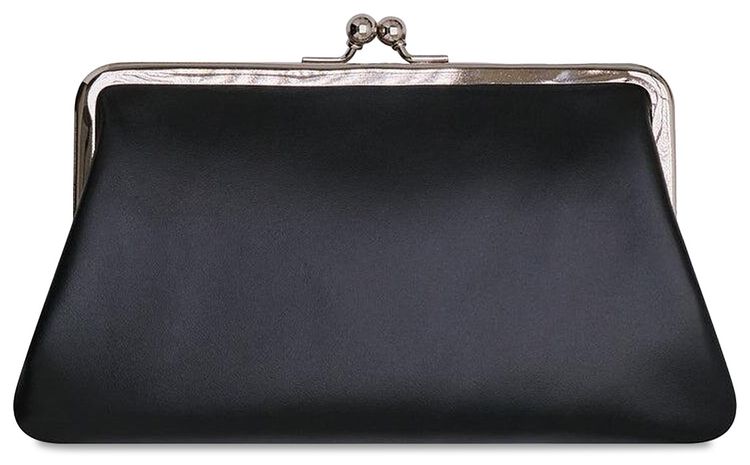 Comme des Garcons Wallet Kiss Clasp II Purse Black