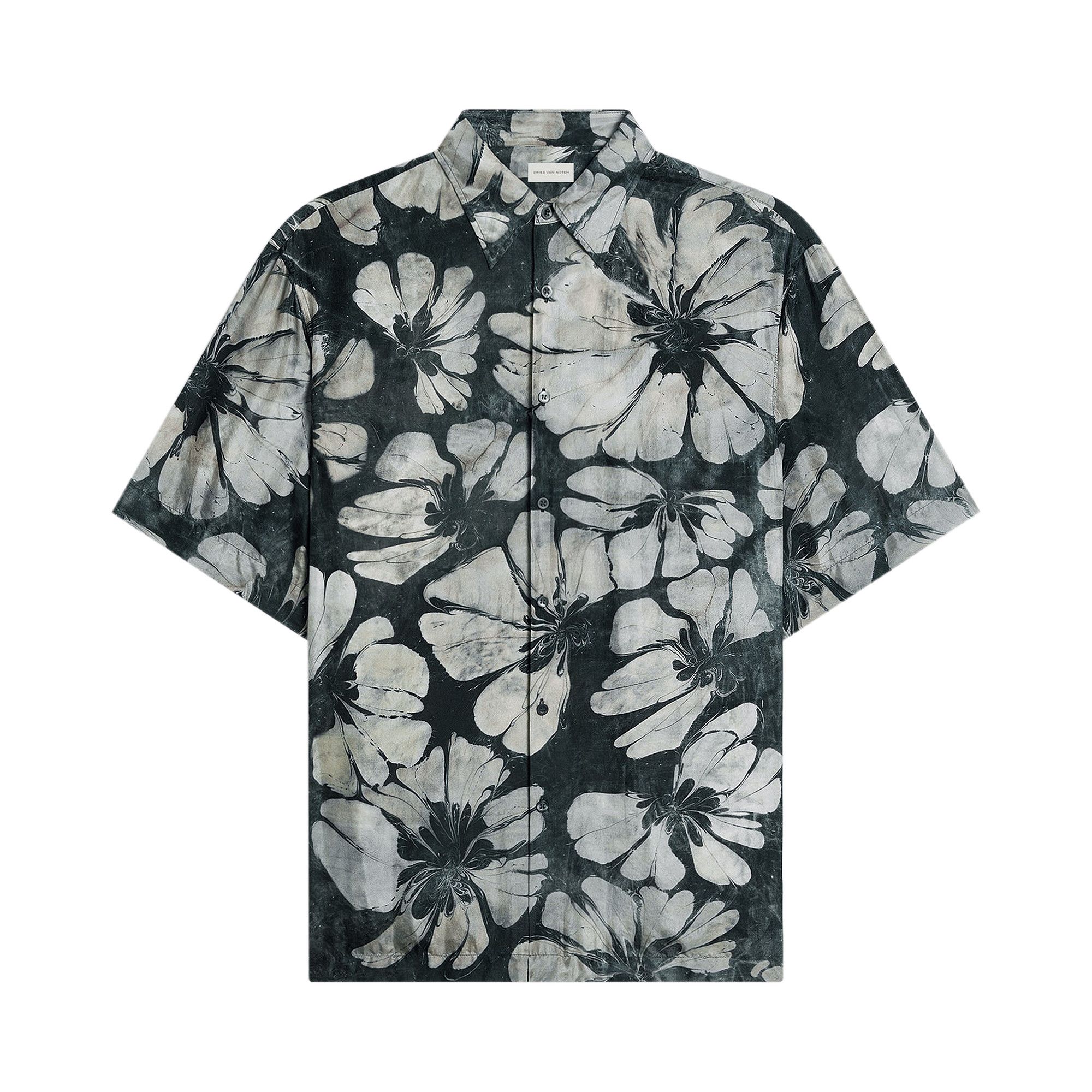 Buy Dries Van Noten Loose Fit Cass Shirt 'Green' - 251 020700 1202