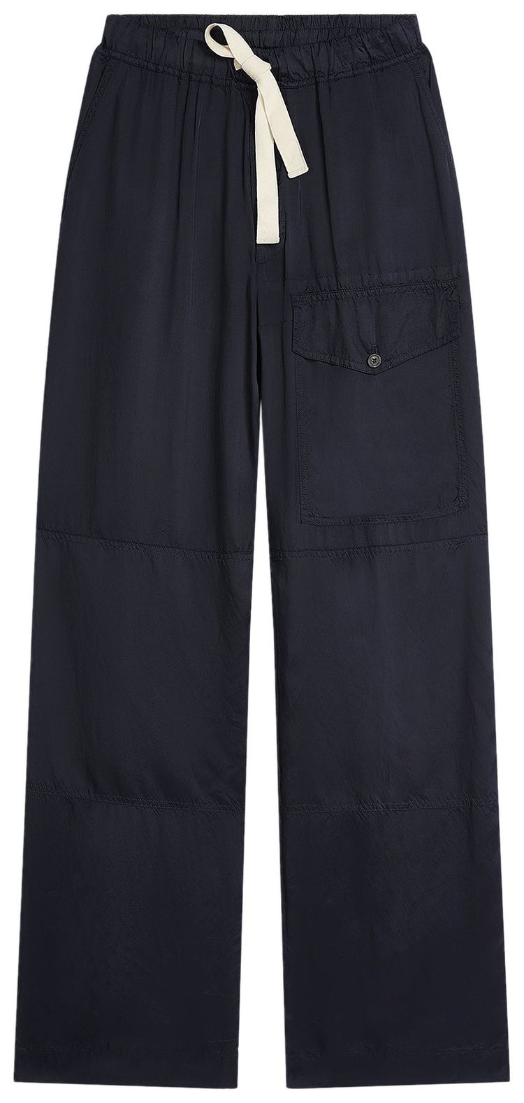 Dries Van Noten Loose Fit Highwaist Cargo Pant Navy