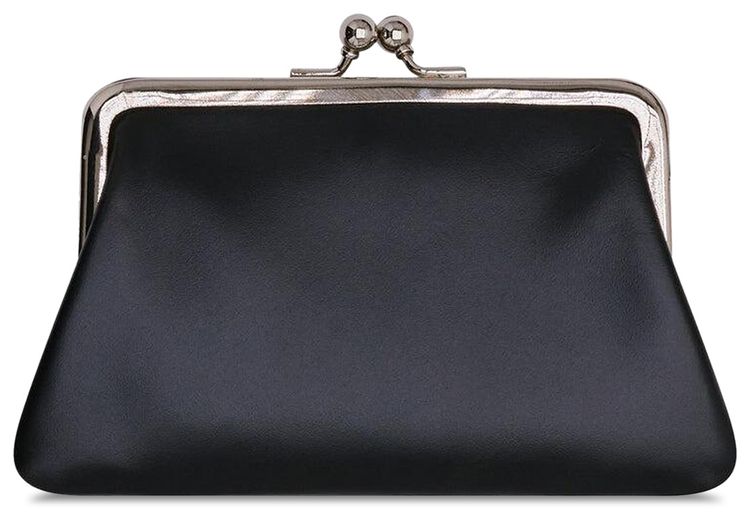 Comme des Garcons Wallet Kiss Clasp Purse Black