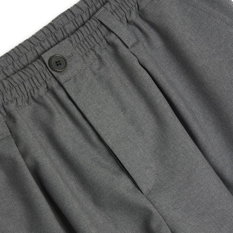 Marni Cropped Drawstring Pant Graphite