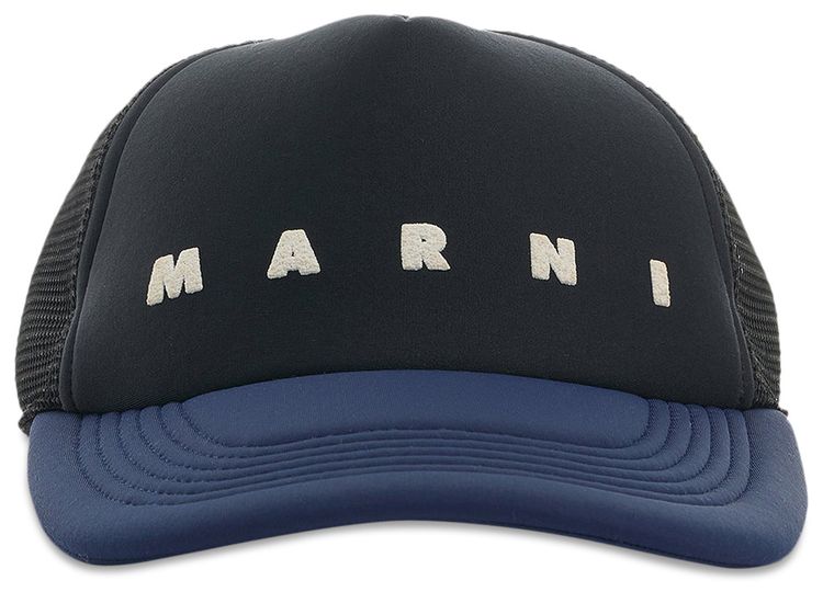 Marni 3D Logo Trucker Hat Black