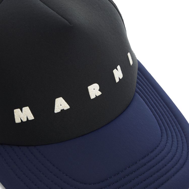 Marni 3D Logo Trucker Hat Black