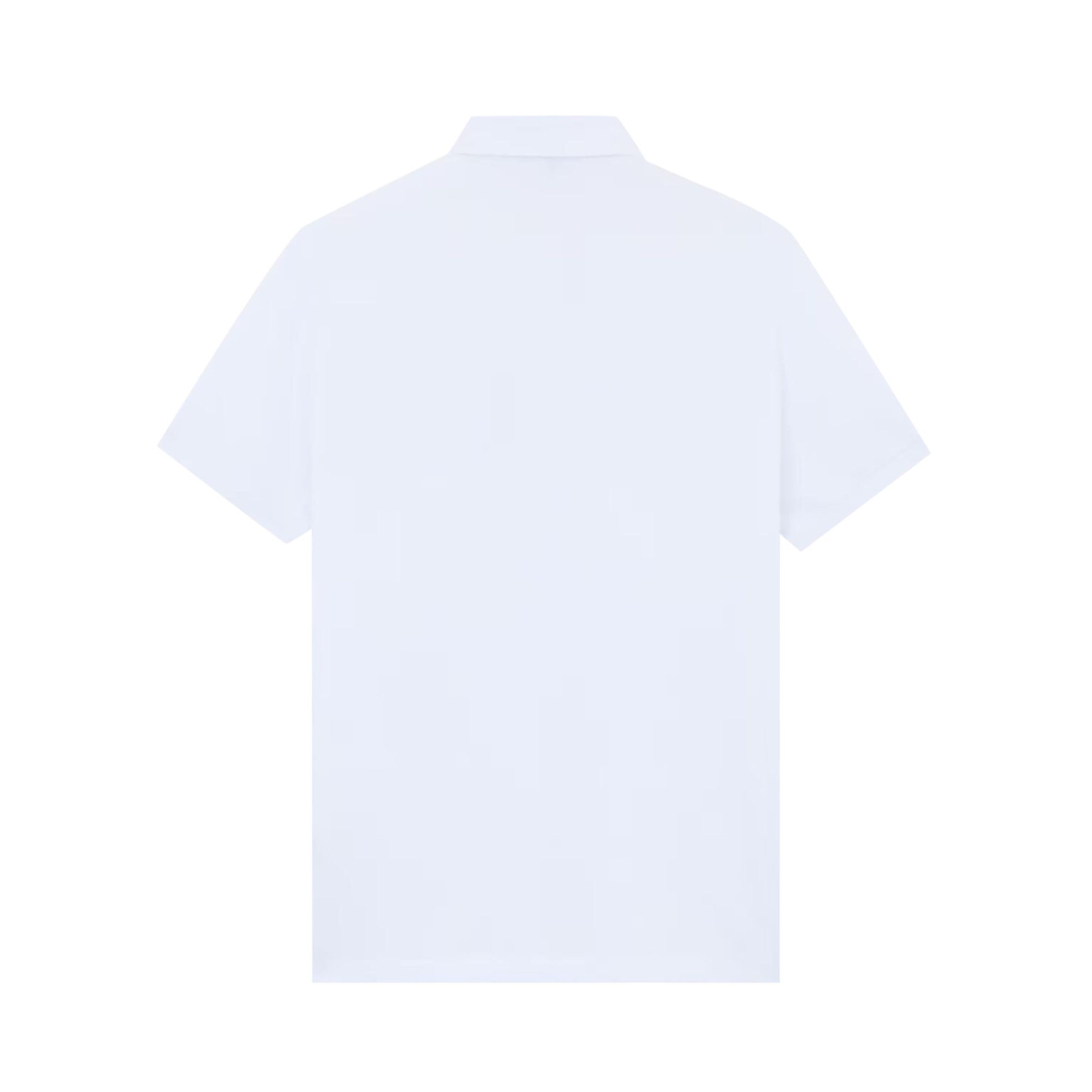 Buy Stone Island Compass Patch Logo Polo 'White' - 22002SCS0017