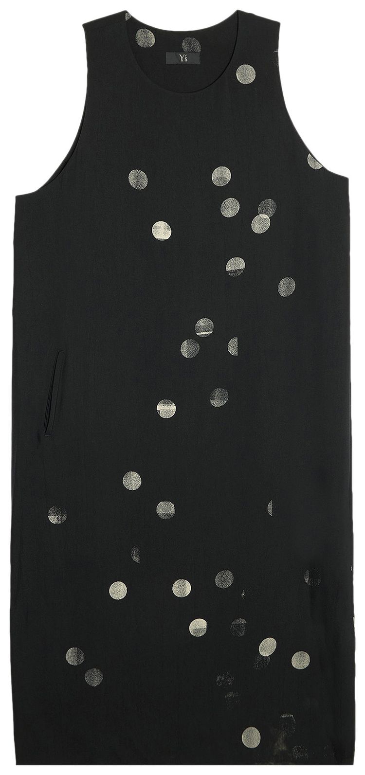 Ys O Sleeve Less Dress Black