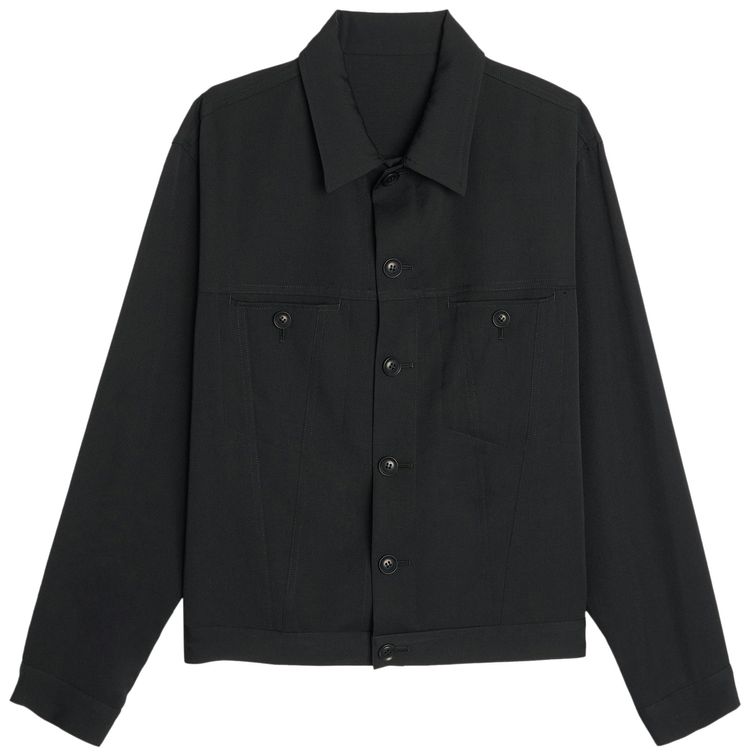 Ys KO Panel Denim Jacket Black