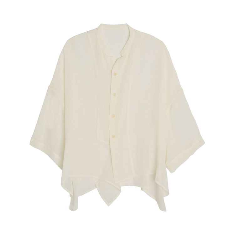 Ys N Half Sleeve Box Shirt White