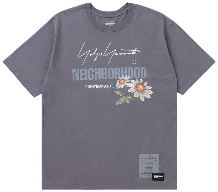 Yohji Yamamoto Pour Homme x Neighborhood Short Sleev Tee 1 Grey