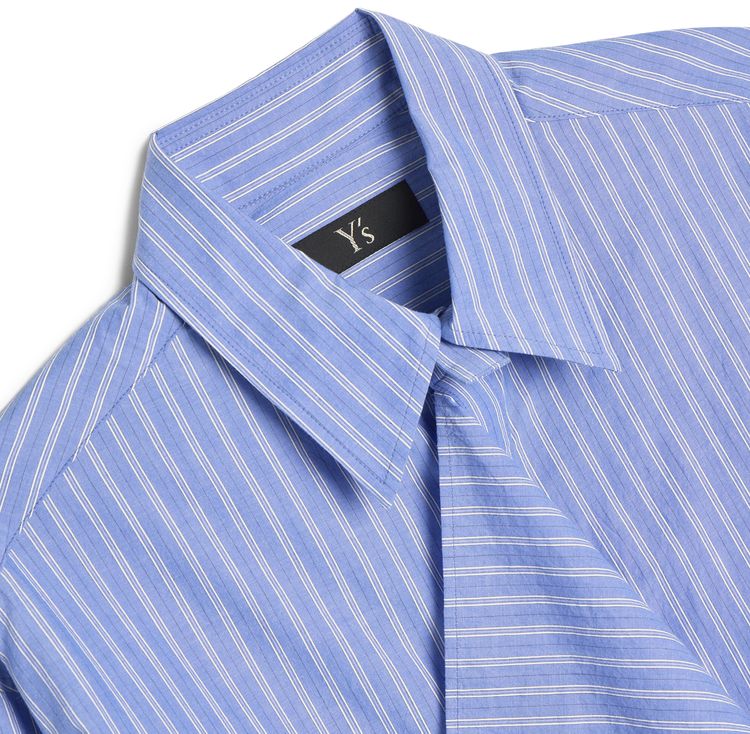 Ys Y Cloth Plaket Blouses Blue