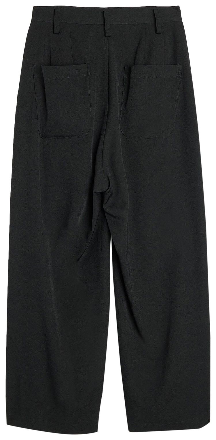 Ys KO Front Double Tucked Pant Black