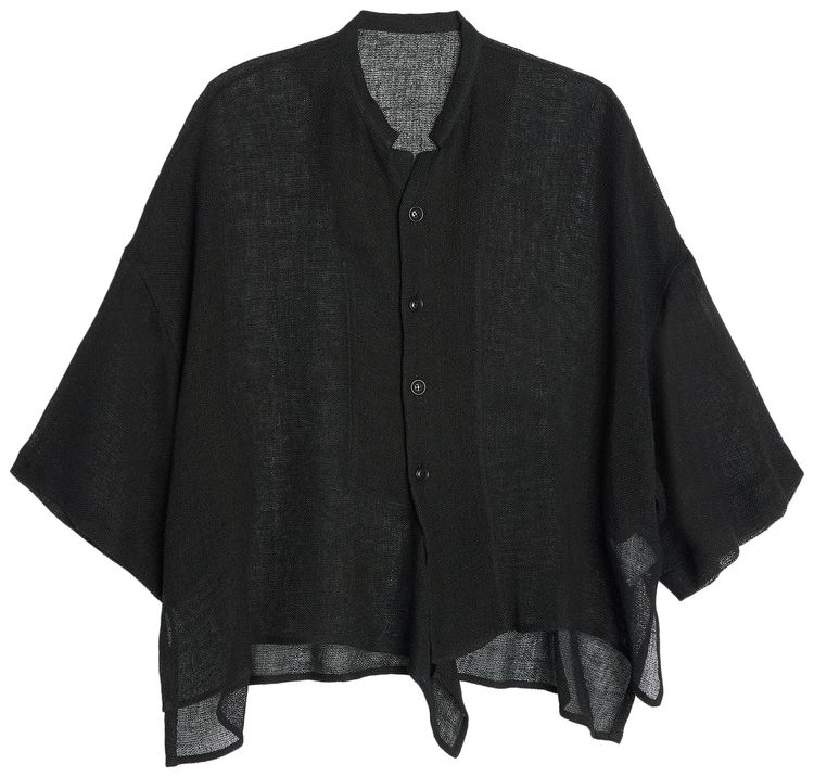Ys N Half Sleeve Box Shirt Black