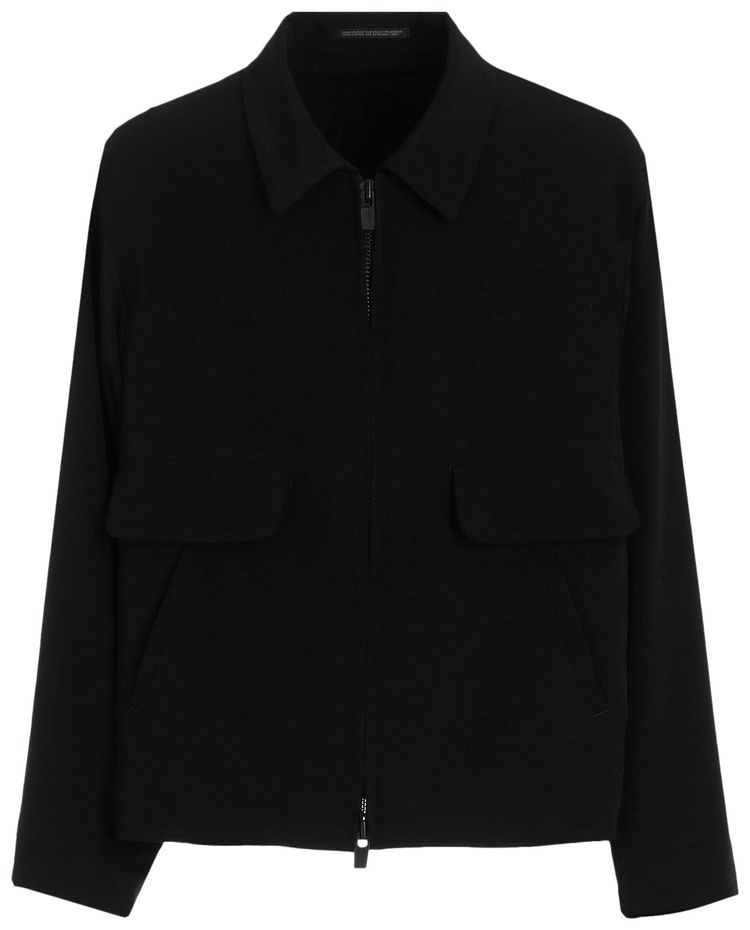 Yohji Yamamoto Pour Homme Tuxedo Zip Blouse Black