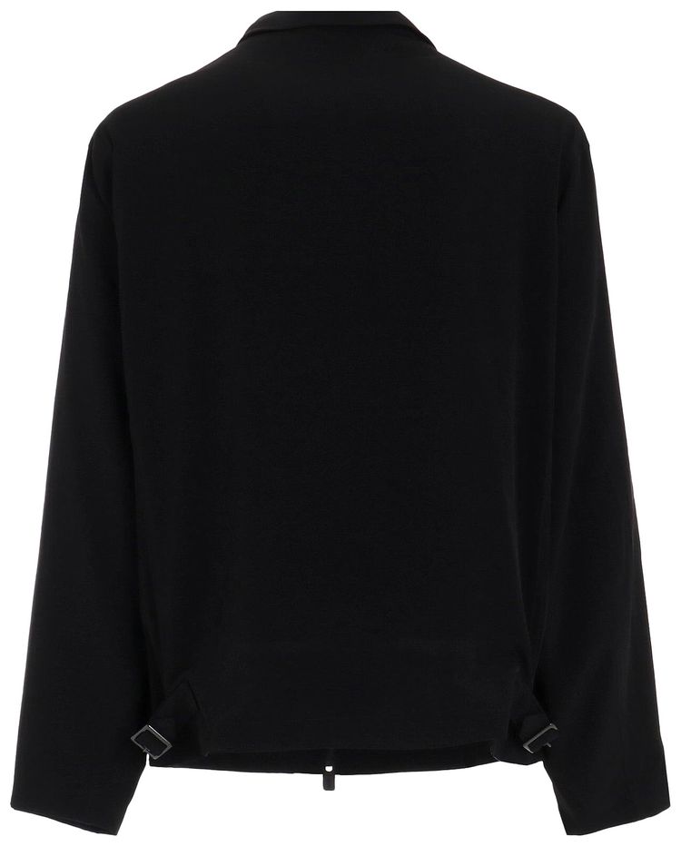 Yohji Yamamoto Pour Homme Tuxedo Zip Blouse Black
