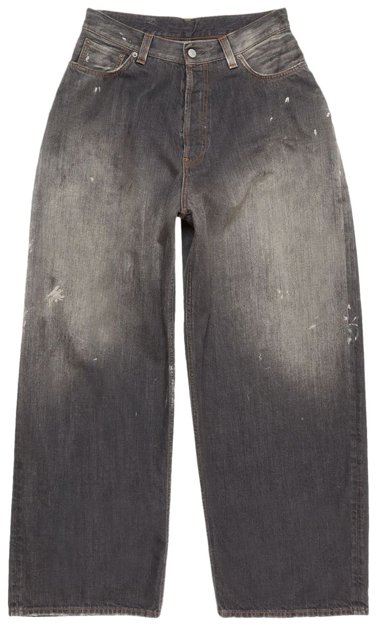 Acne Studios Super Baggy Jeans Black