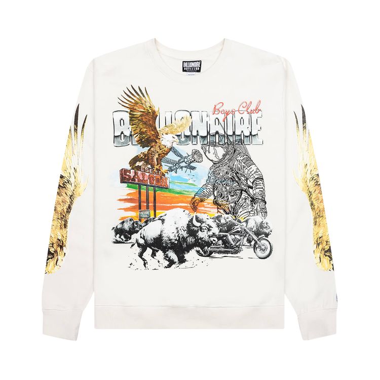 Billionaire Boys Club Desert Eagle Sweatshirt Whisper White
