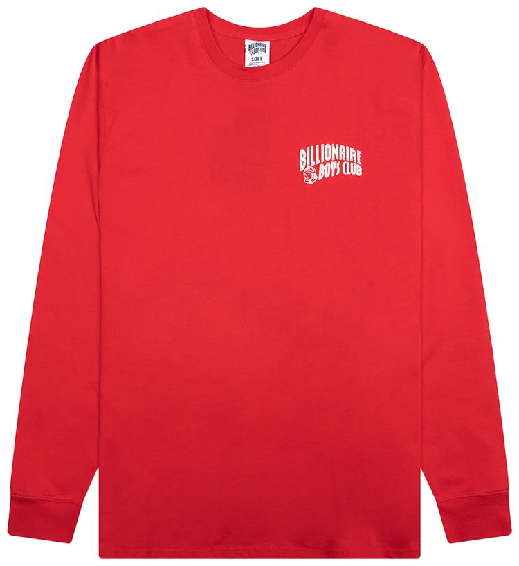 Billionaire Boys Club Arch Long Sleeve T Shirt Racing Red