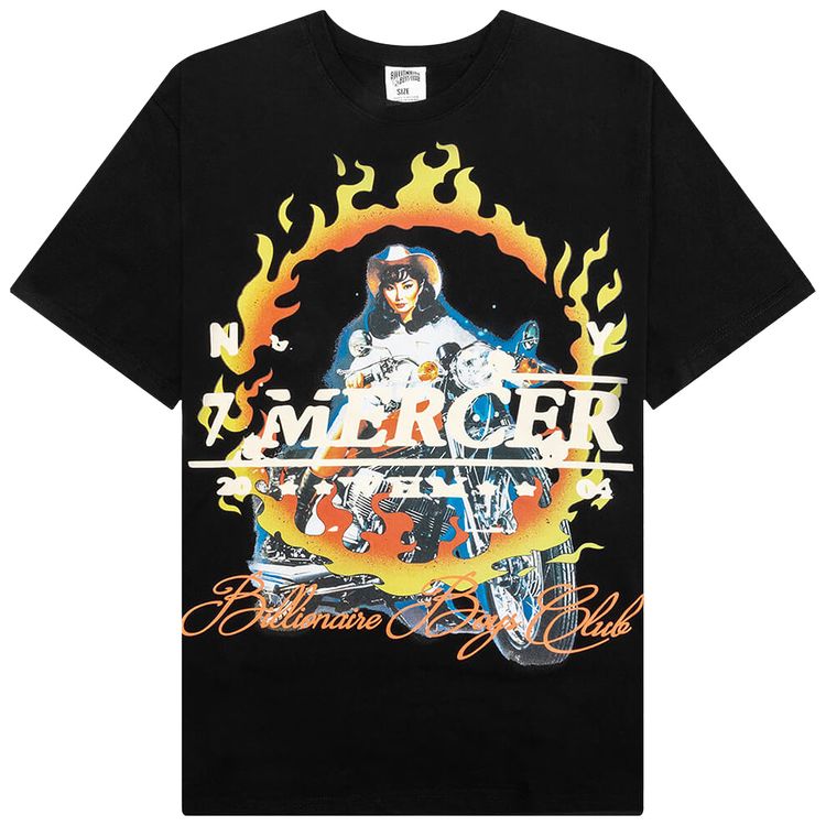 Billionaire Boys Club Mercer MC T Shirt Oversized Fit Black