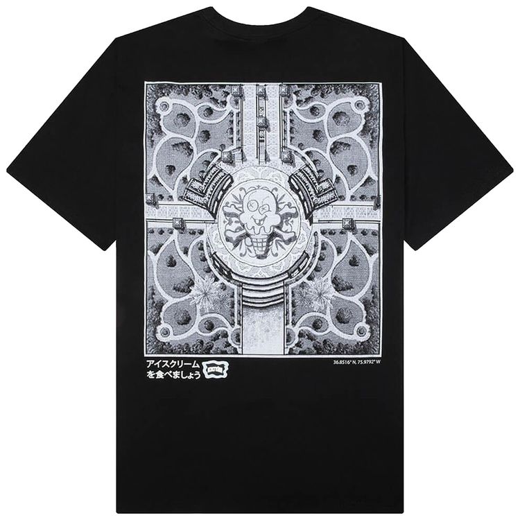 Icecream Estate Garden Tee Black