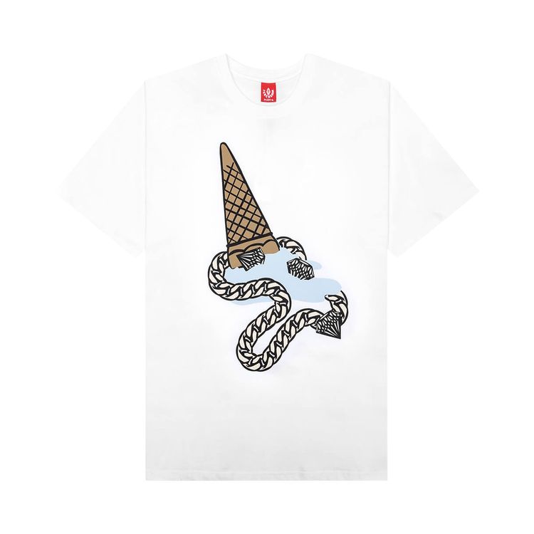 Icecream Drop Tee White