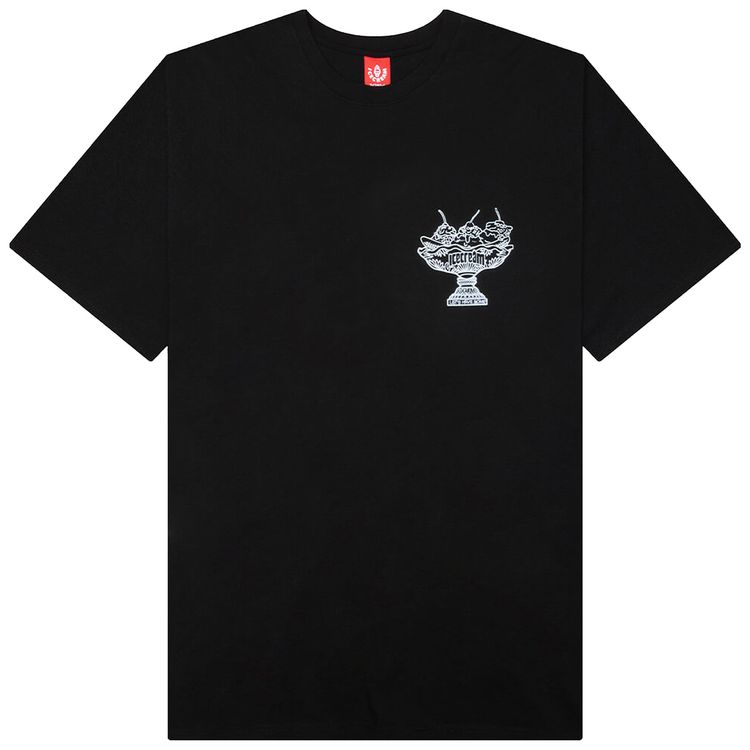 Icecream Fountain Tee Black