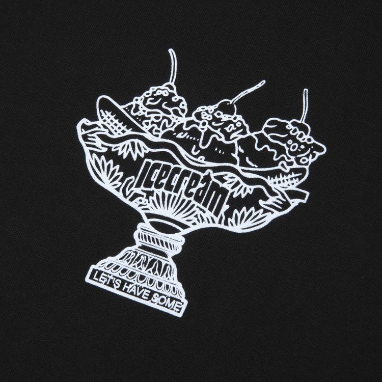 Icecream Fountain Tee Black