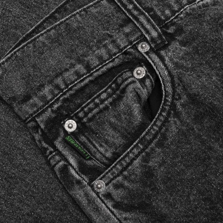 Pleasures Acid 5 Pocket Jeans Black