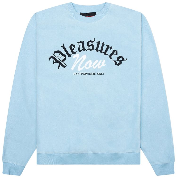 Pleasures Appointment Fleece Crewneck Slate